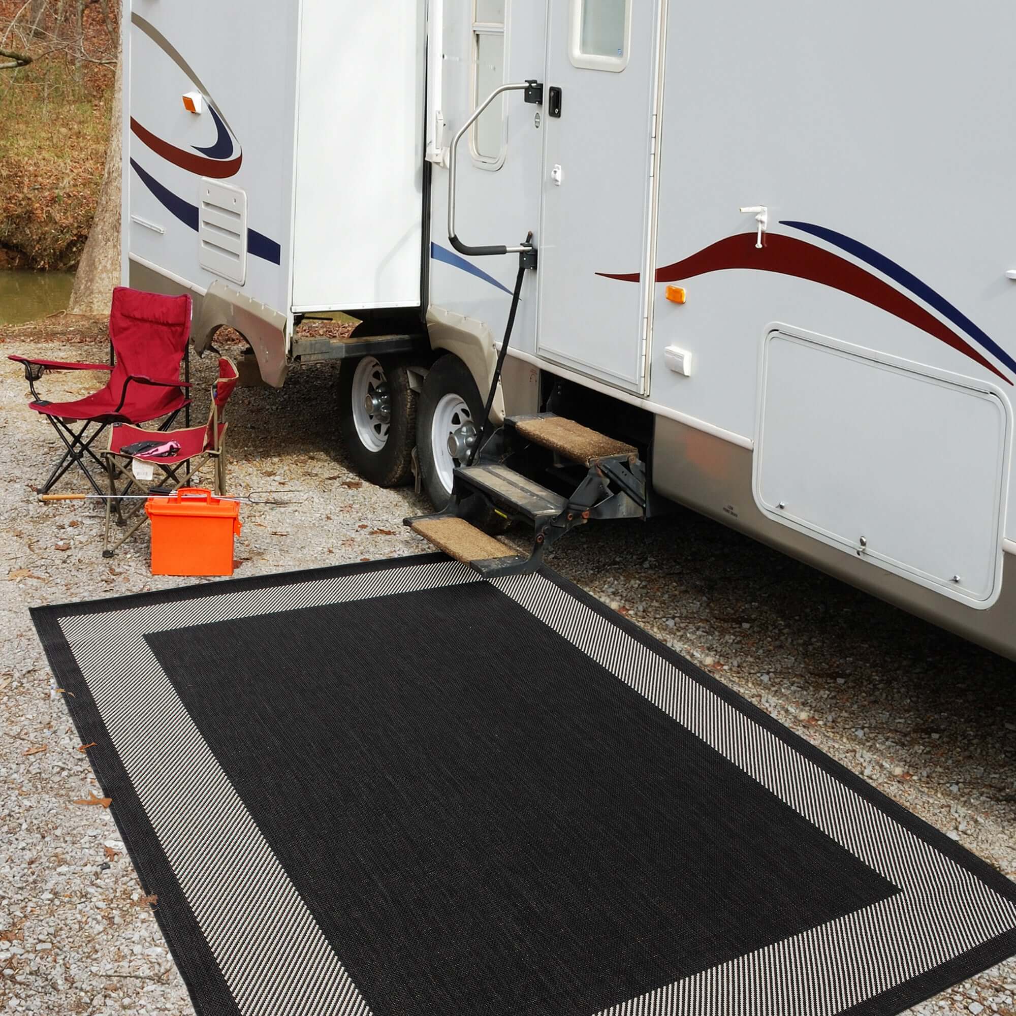 Ecology Outdoor Rug Black | 200bl - Image 9