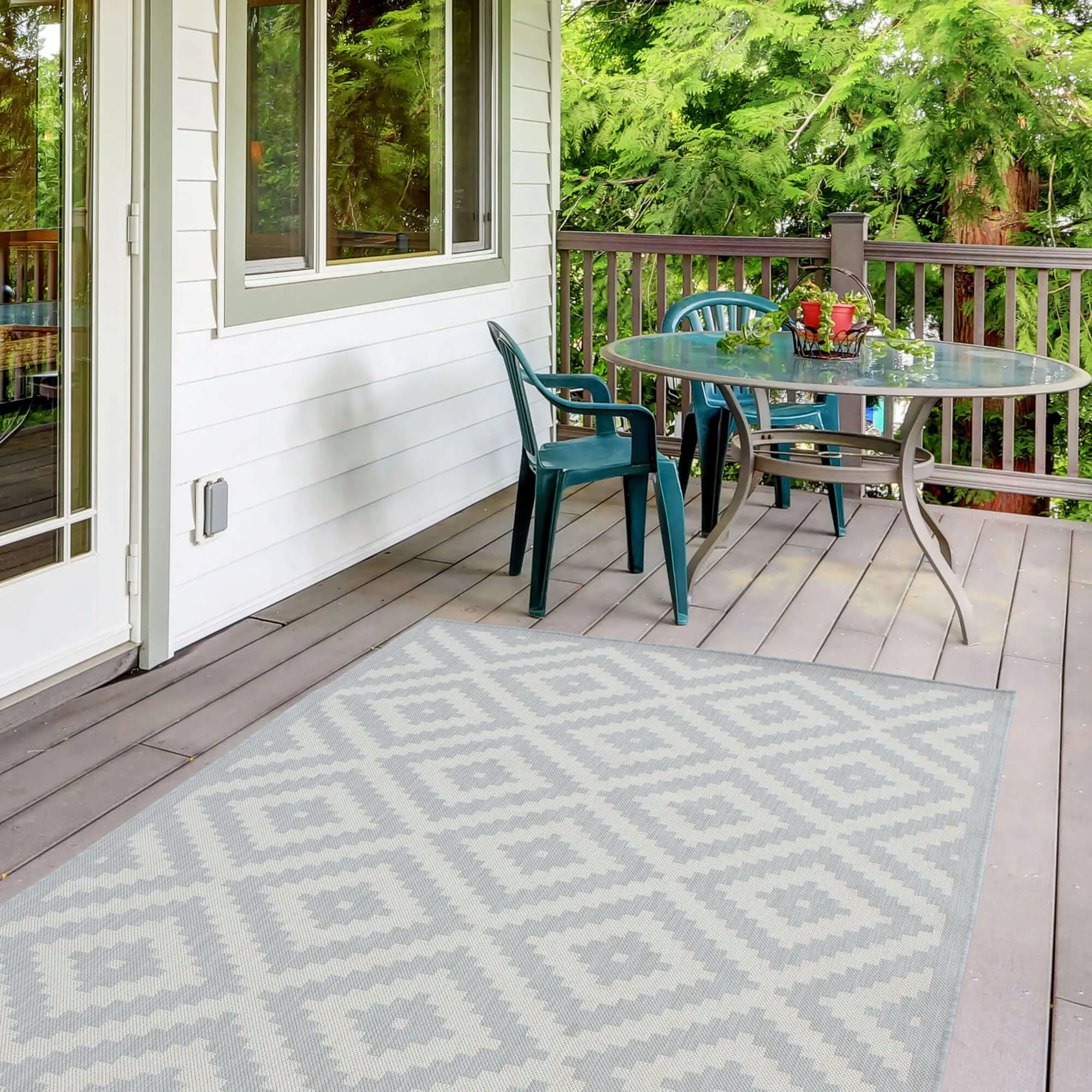 Ecology Outdoor Rug Grey | 100g - Image 8