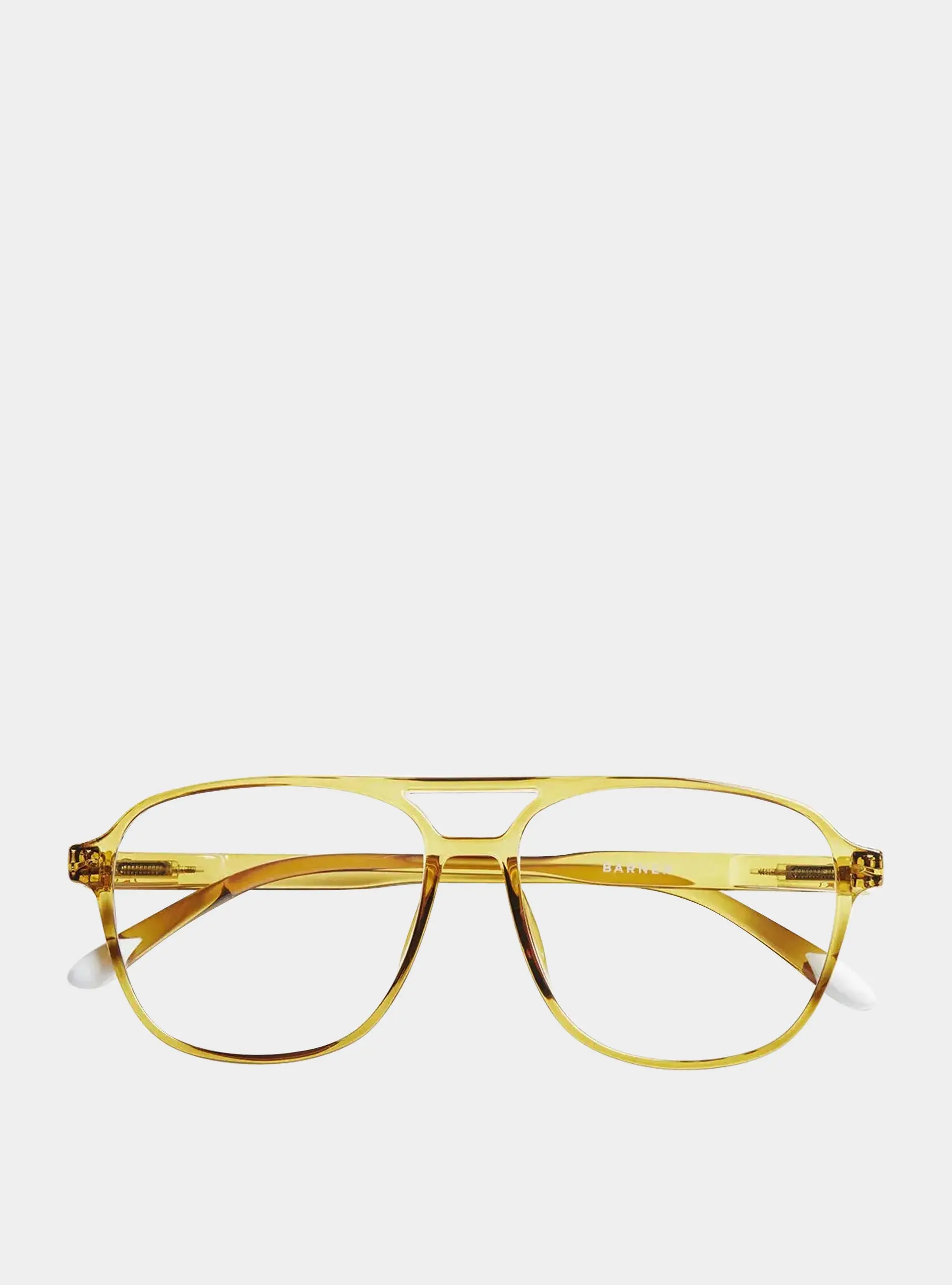 Ecru Olive Brad Glossy Glasses
