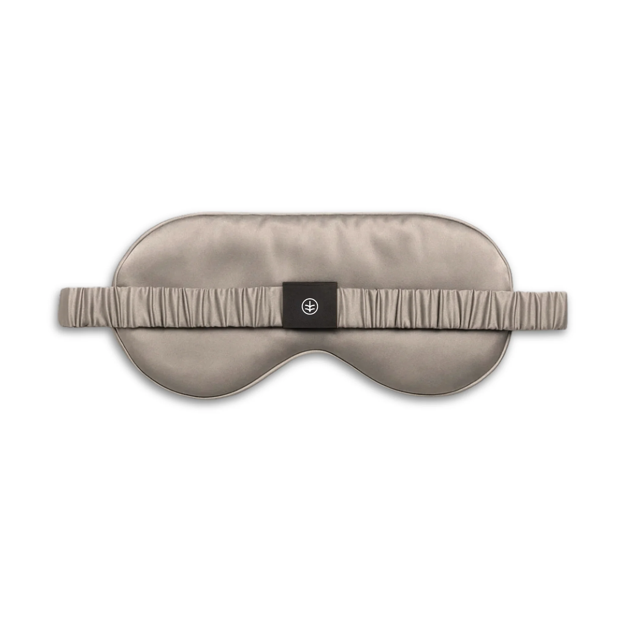 Essential Silk Sleep Eye Mask in Grey (Eucalyptus Silk) - Image 3