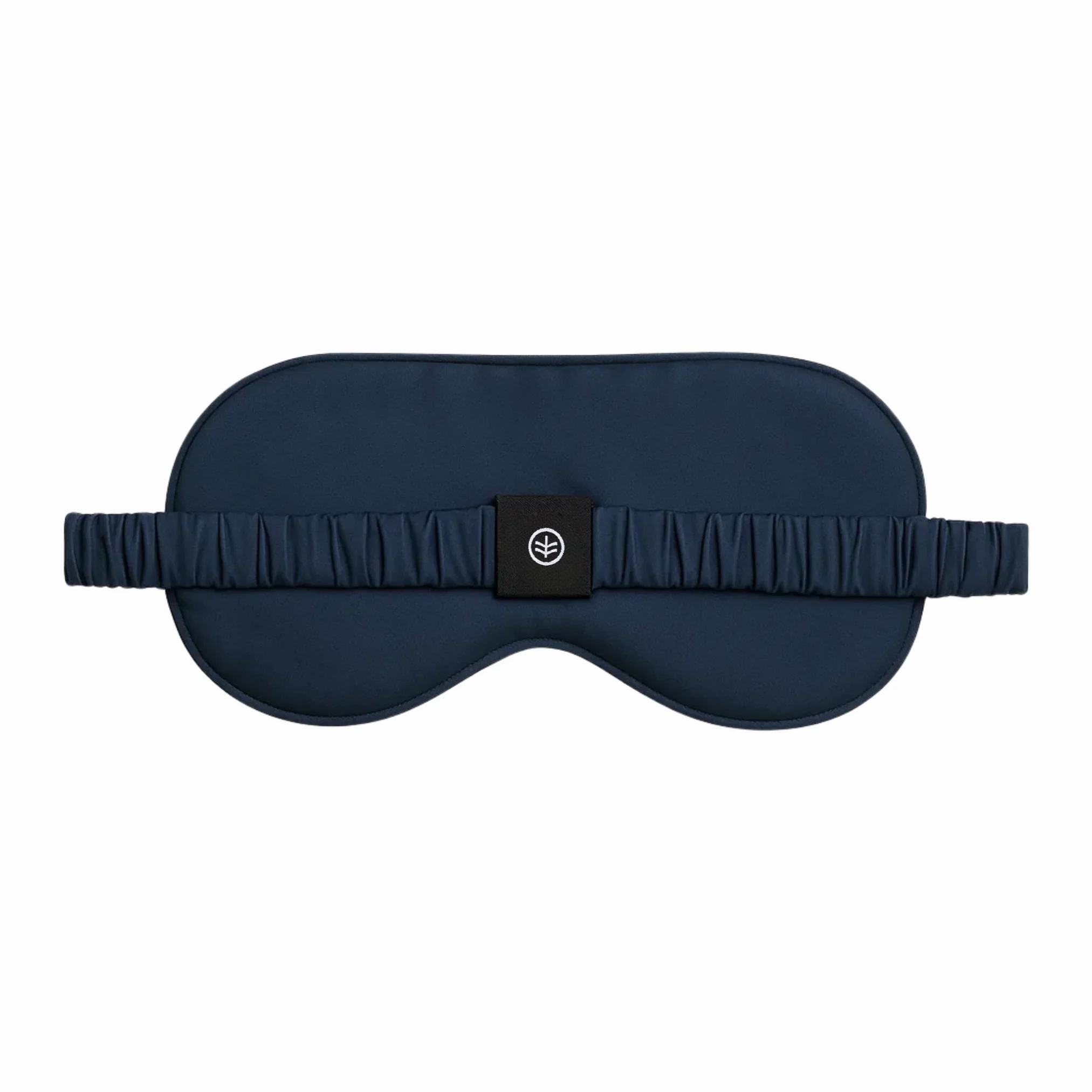 Essential Silk Sleep Eye Mask in Navy (Eucalyptus Silk) - Image 3