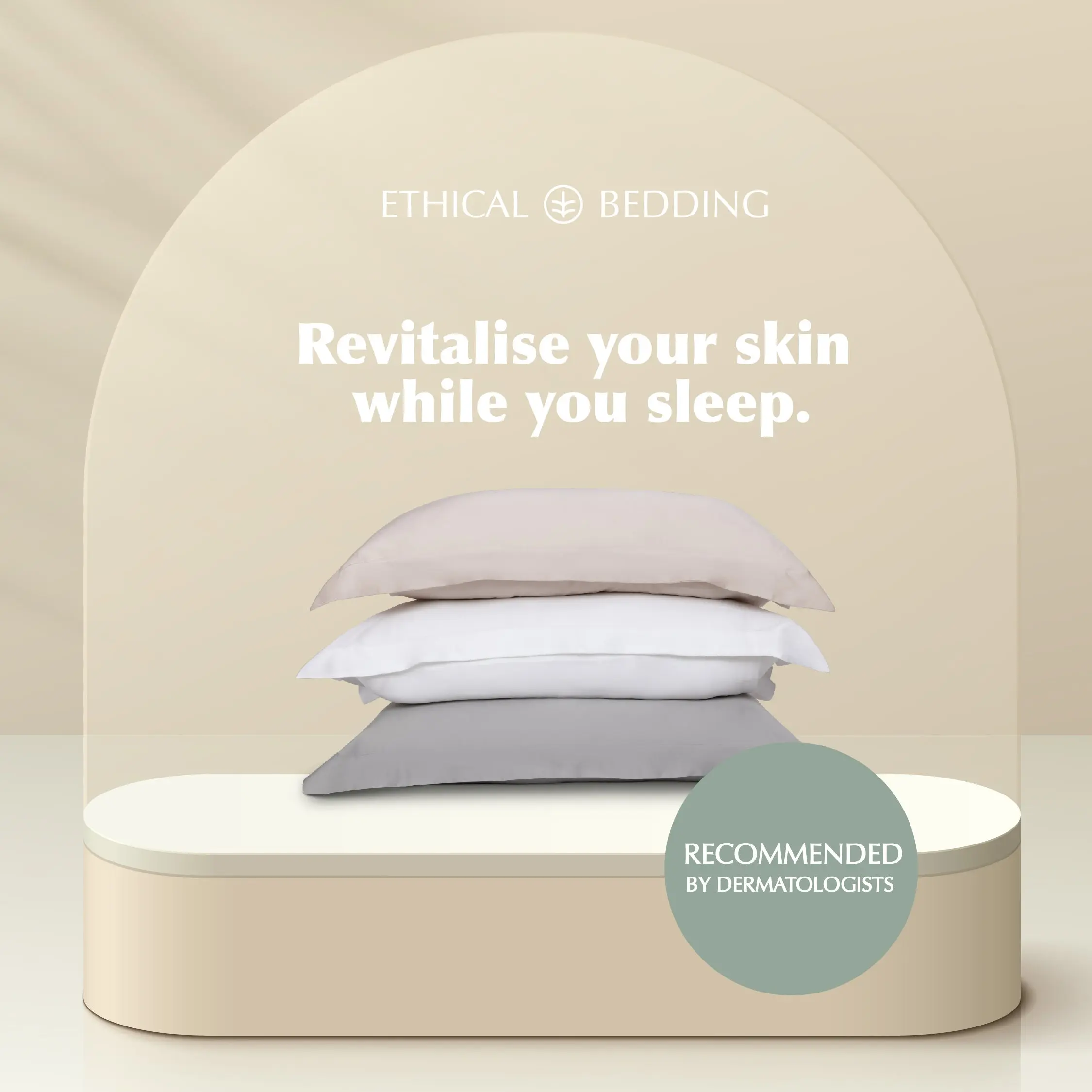 Grey Eucalyptus Silk Pillowcase Pair - Image 7
