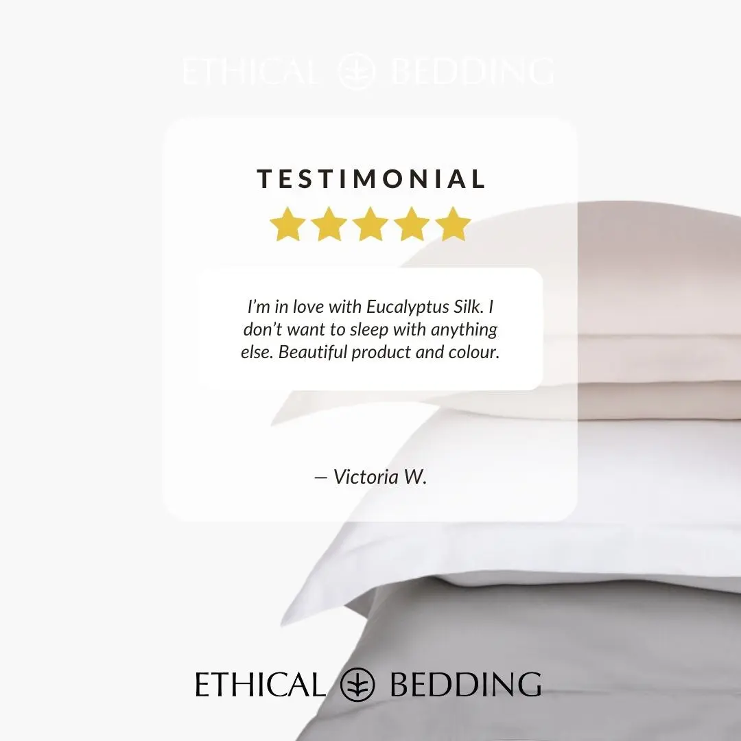 Grey Eucalyptus Silk Pillowcase Pair - Image 9