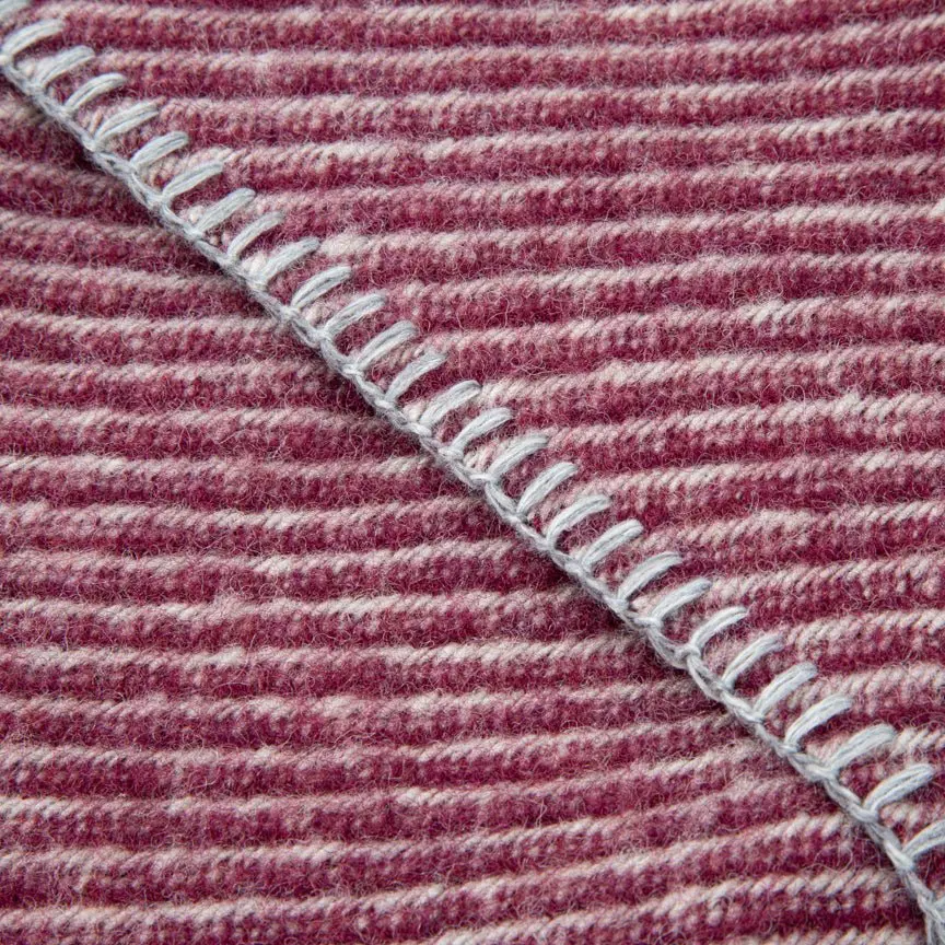 Burgundy Evening Tales - Pure New Wool Hot Water Bag - Image 3