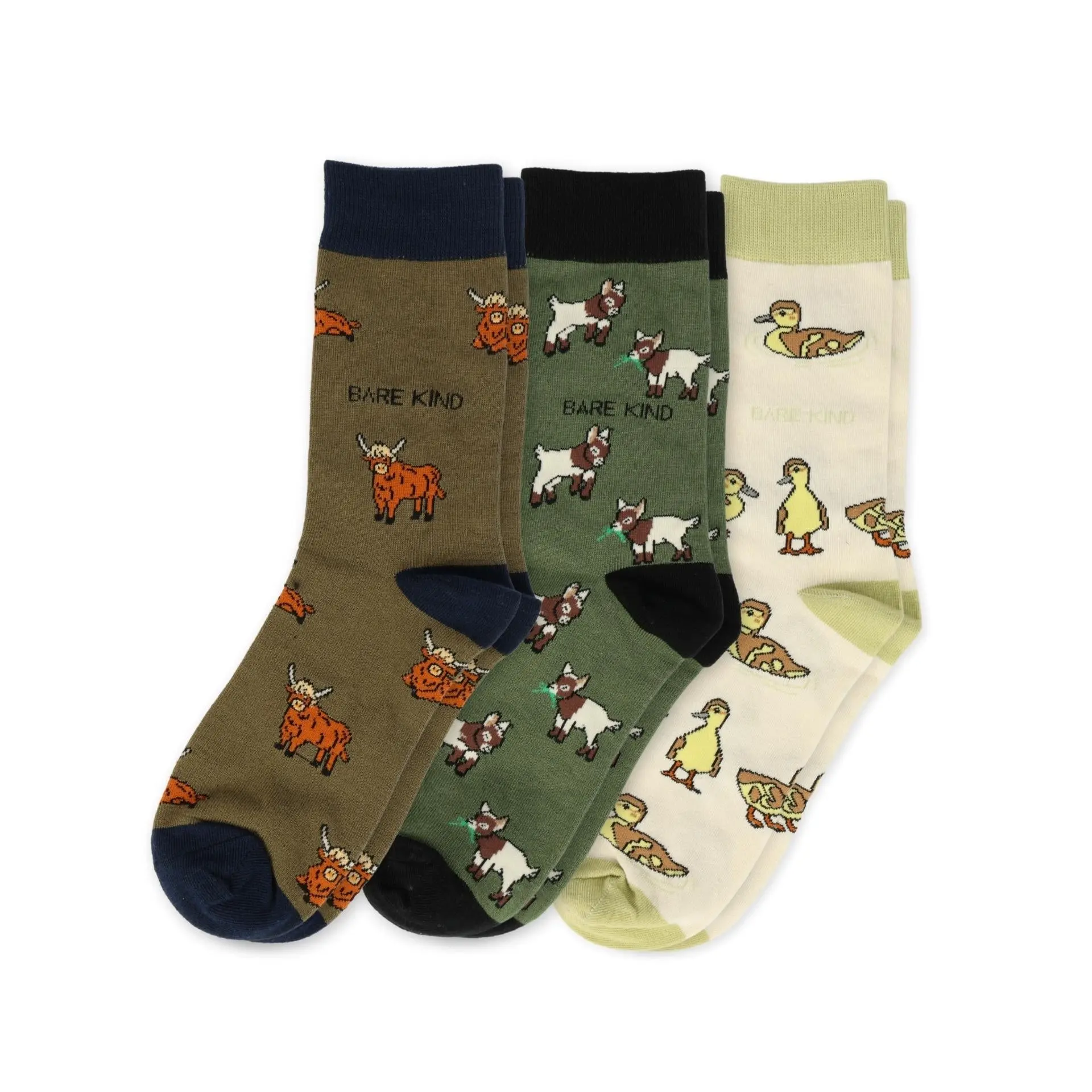 Farm Animals Bundle of 3 Bamboo Sock Set - Image 7