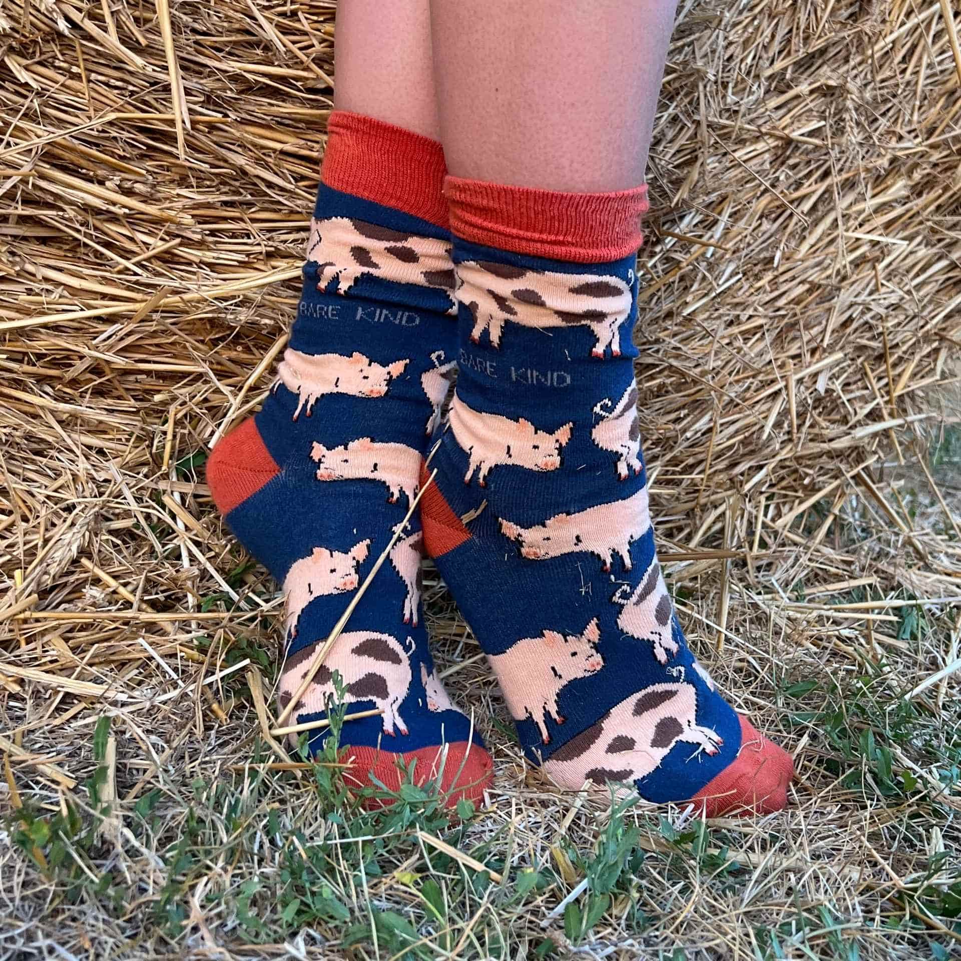 Farm Rainbow Bundle of 4 Bamboo Sock Set - Image 3