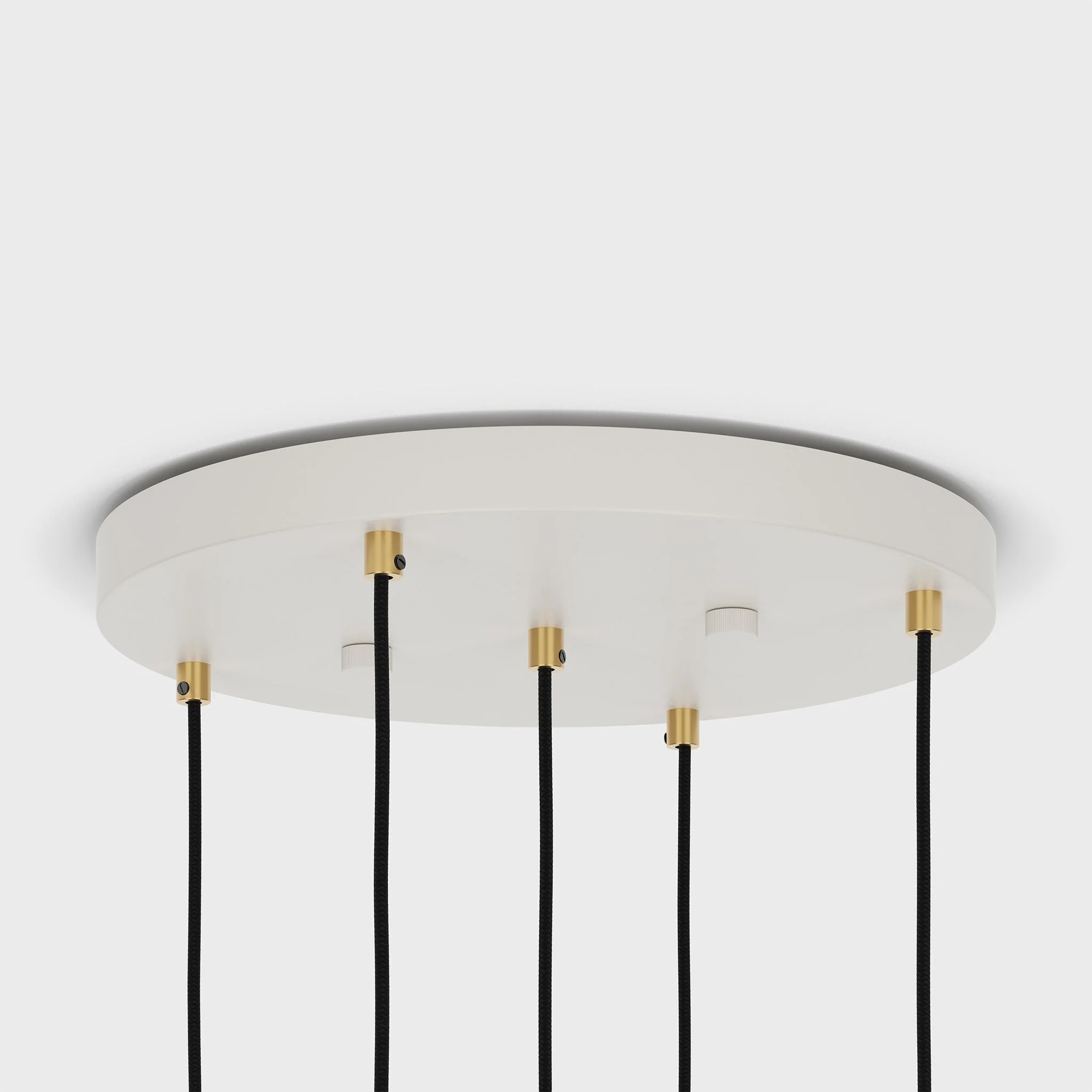 Five Pendant in Brass + Voronoi III - Image 7