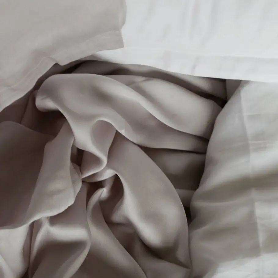 Flat Sheet in Grey (Eucalyptus Silk) - Image 2