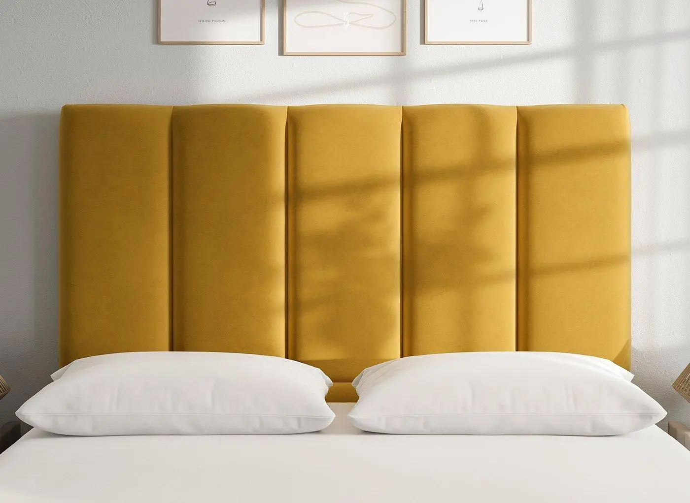 Flaxby Gransmore Headboard- Gold