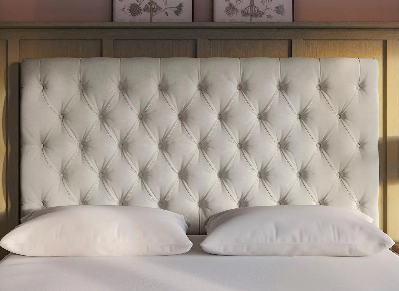 Flaxby Harrogate Headboard- Beige