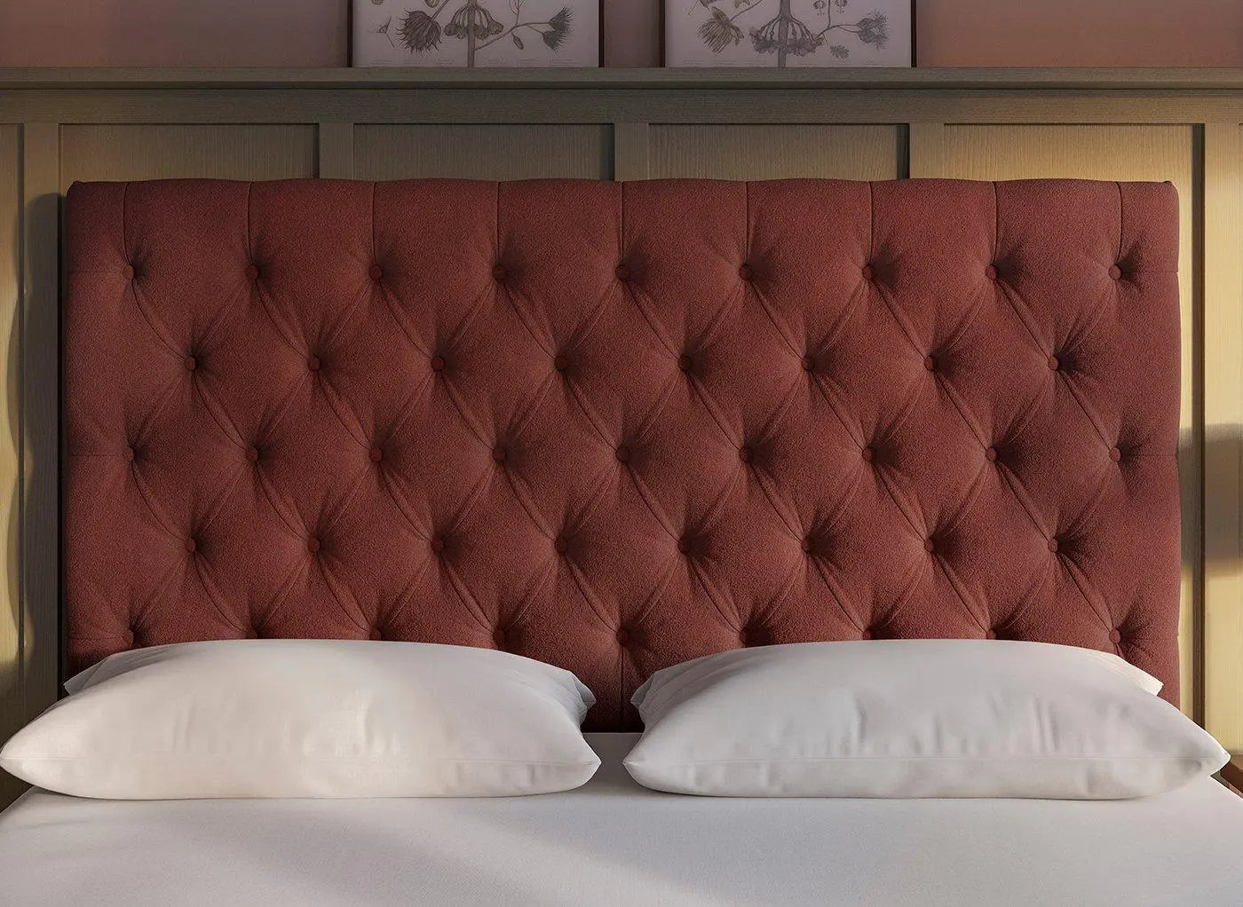 Flaxby Harrogate Headboard- Red