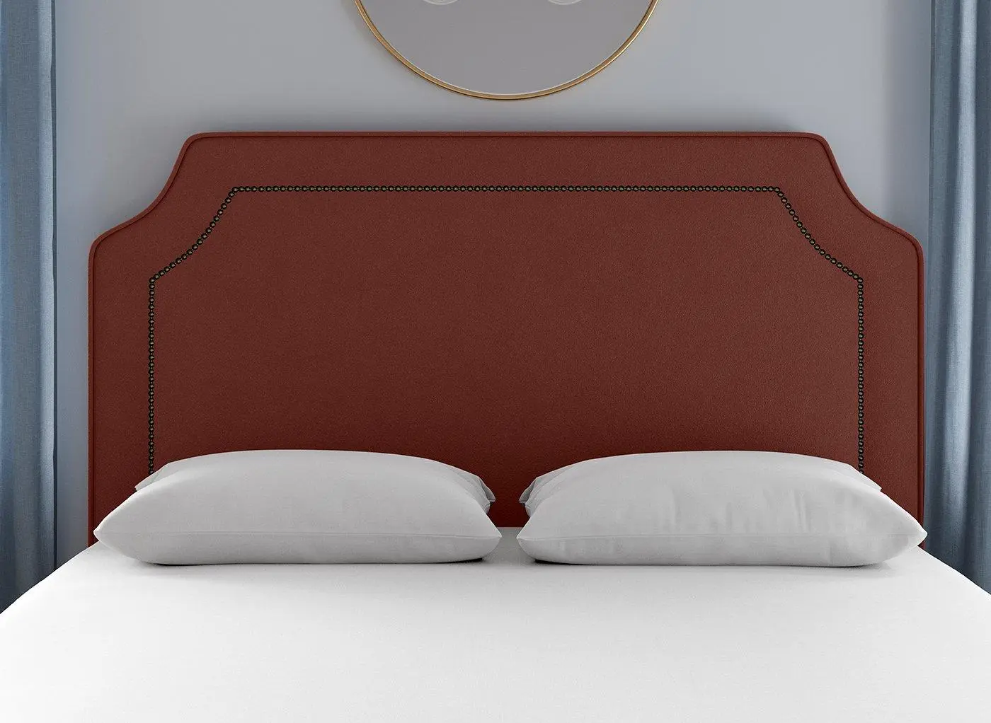 Flaxby Malton Padded Headboard - Red