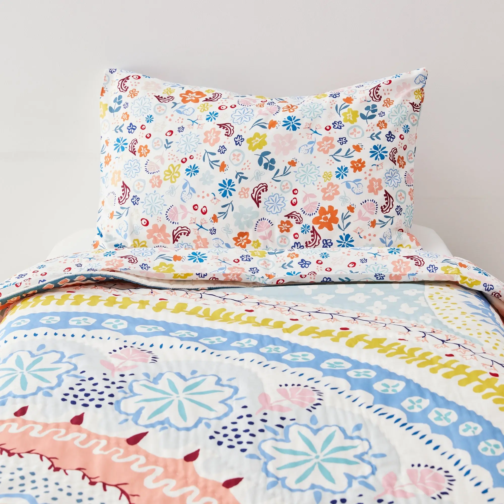Floral Organic Cotton Quilt - Image 5
