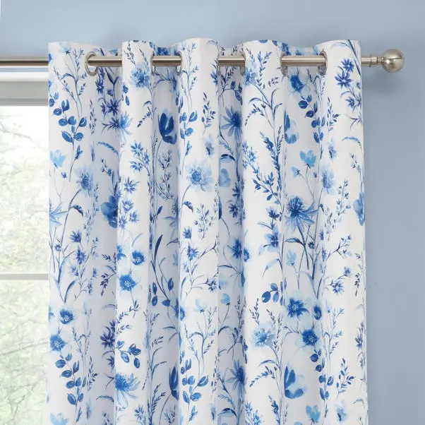 Foxley Ditsy Blackout Eyelet Curtains - Image 4