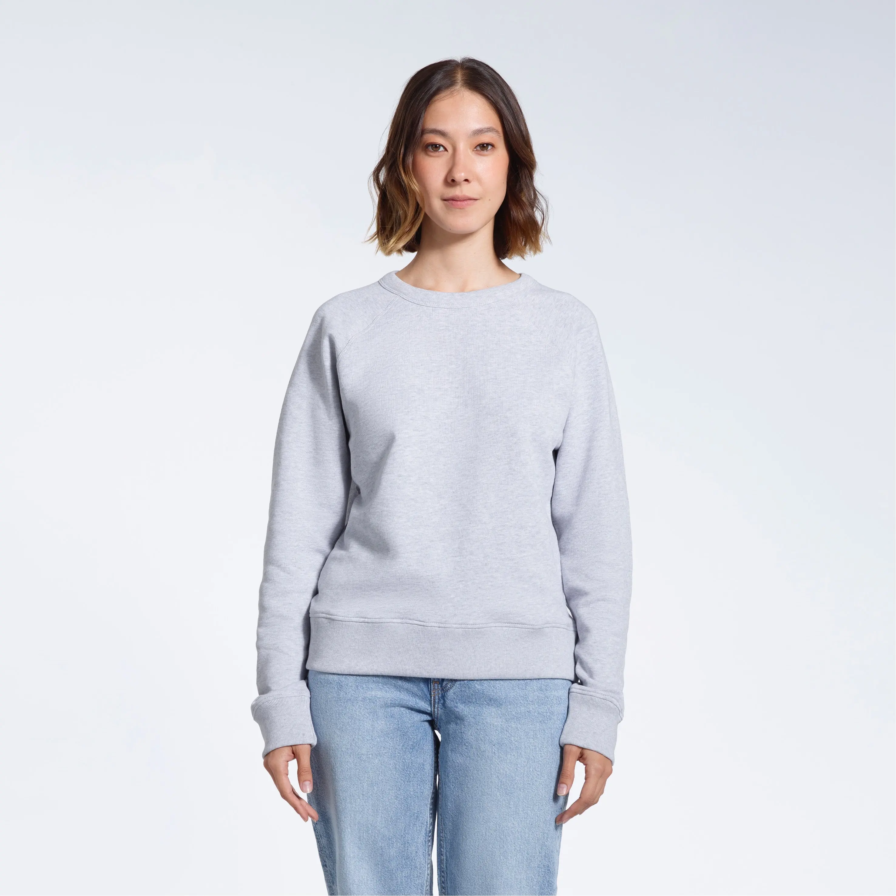 French Terry Women's Organic Sweatshirt - Image 18