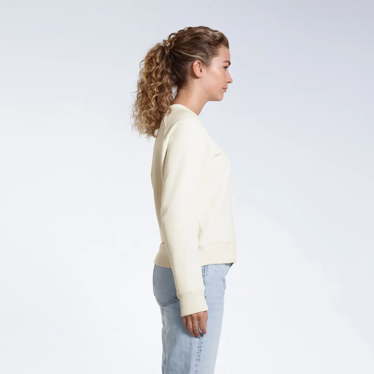 French Terry Women's Organic Sweatshirt - Image 5