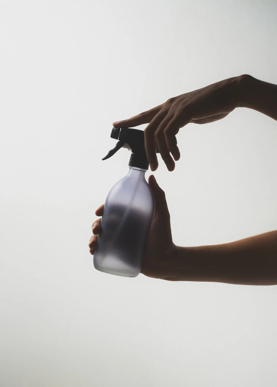 Frosted Grey Spray Bottle - Image 5