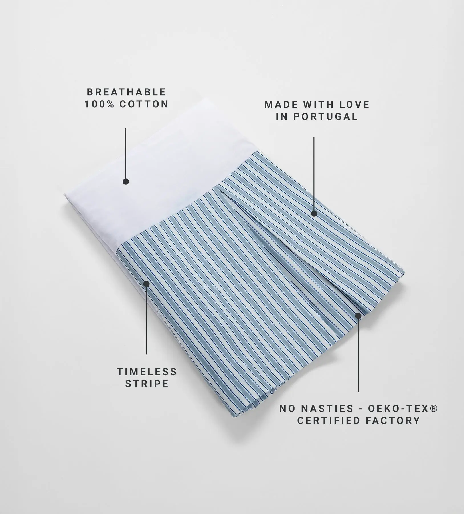 Glassette Teddy Stripe 100% Cotton Valance - Image 3