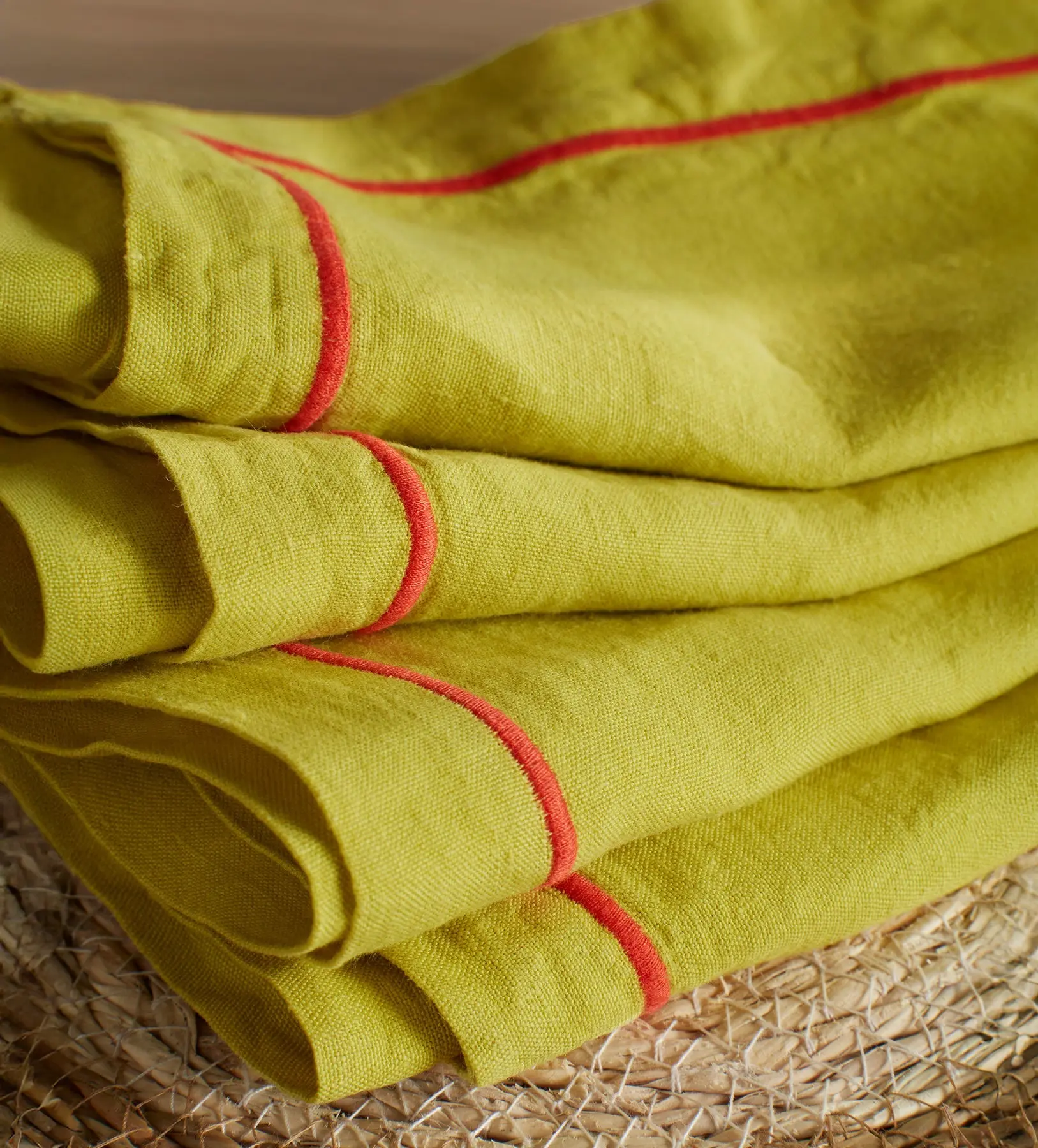 Glassette Vine 100% Linen Napkins - Image 2