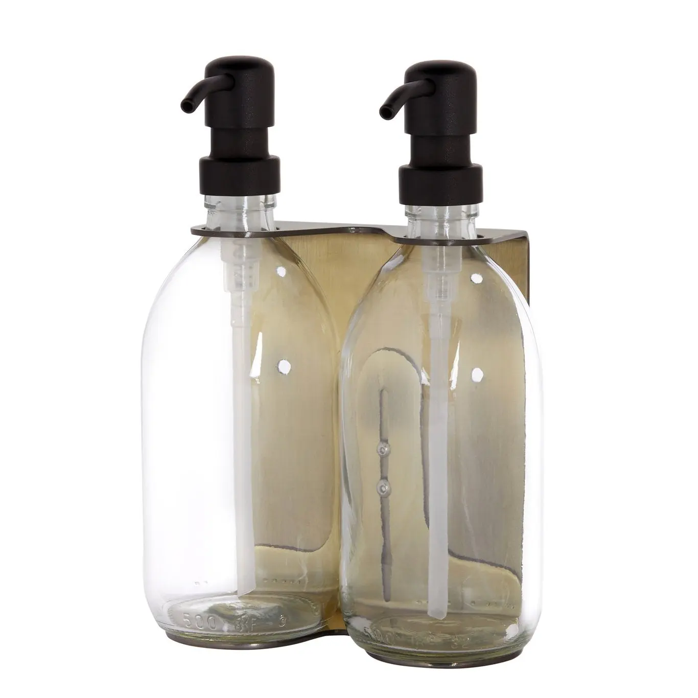 Gold Double Wall Mounted Soap Dispenser - Image 11