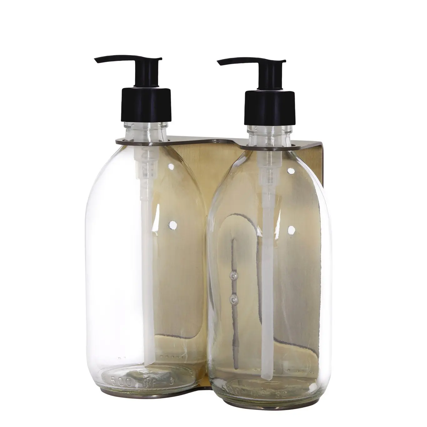 Gold Double Wall Mounted Soap Dispenser - Image 12