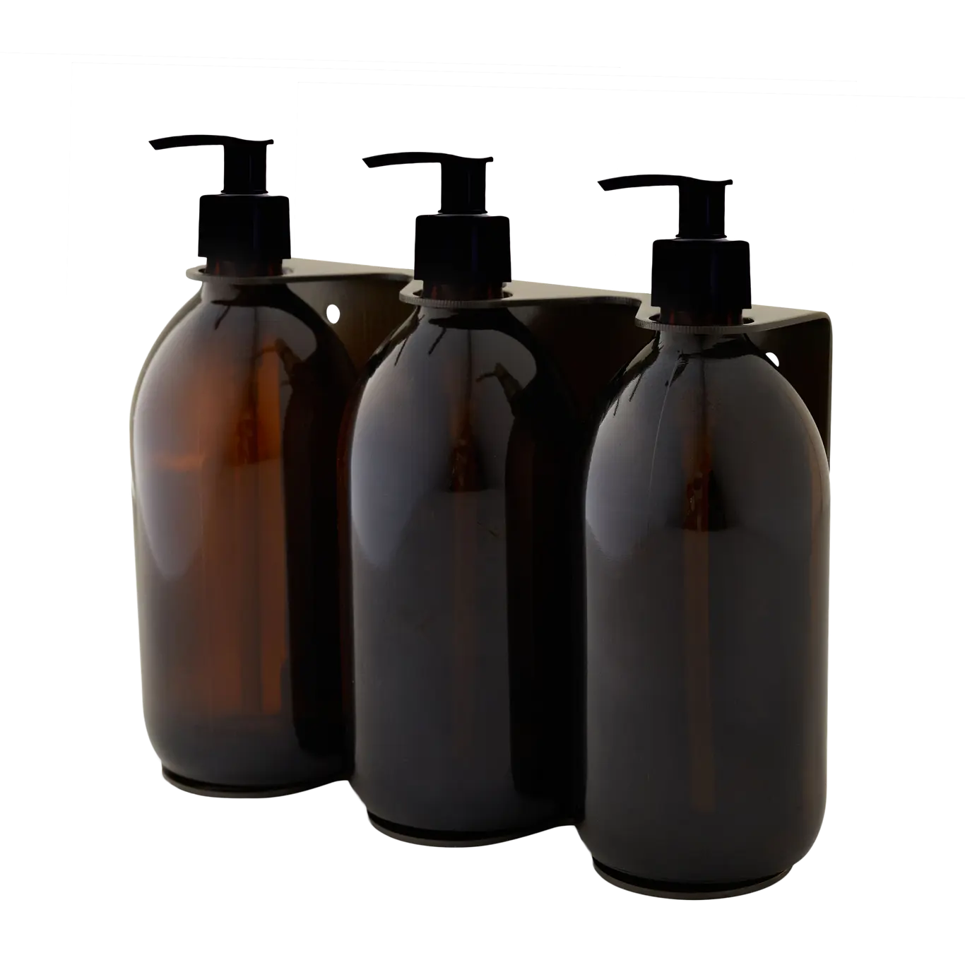 Gold Triple Wall Mounted Soap Dispenser - Image 8