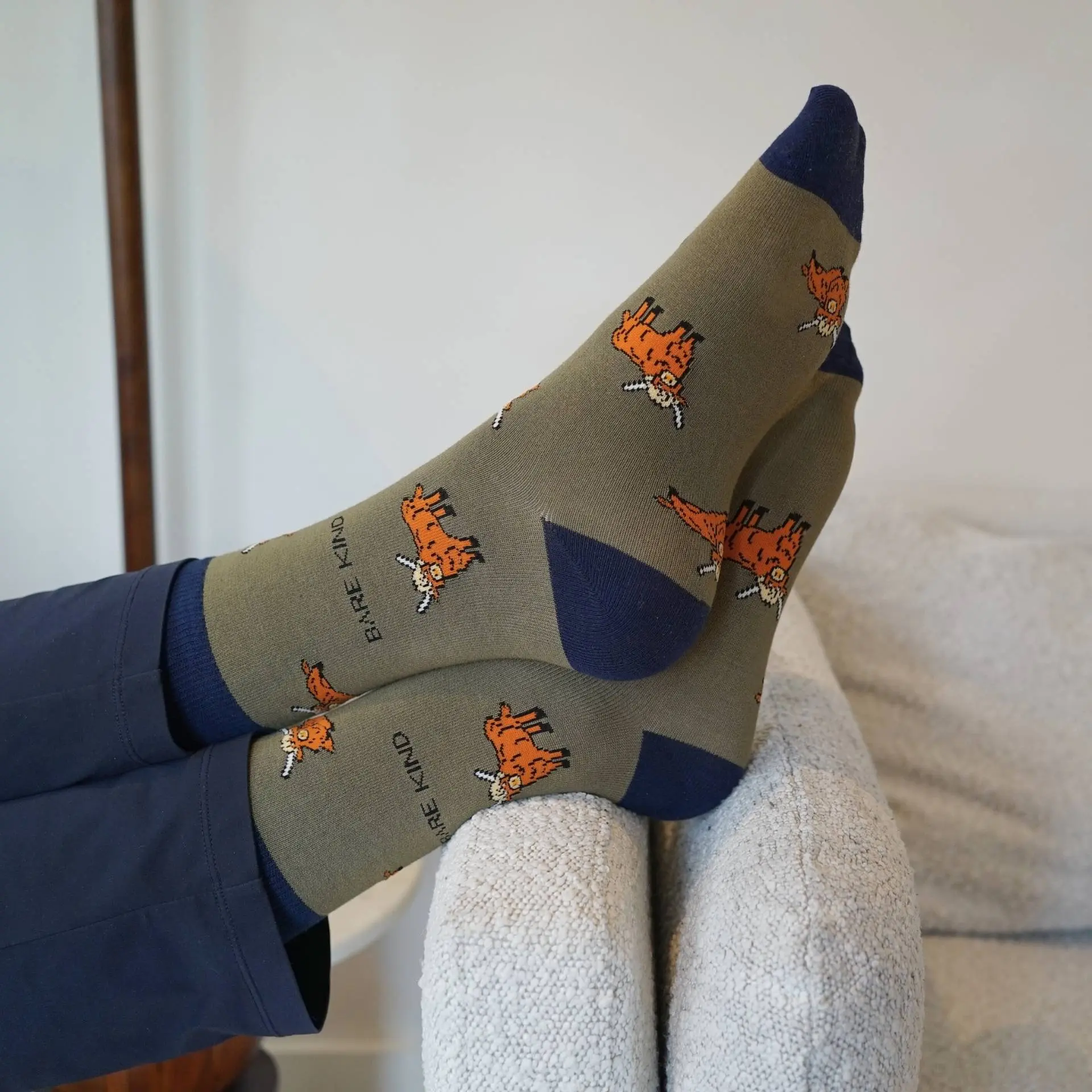 Green Farm Animals Bundle of 4 Bamboo Sock Set - Image 4