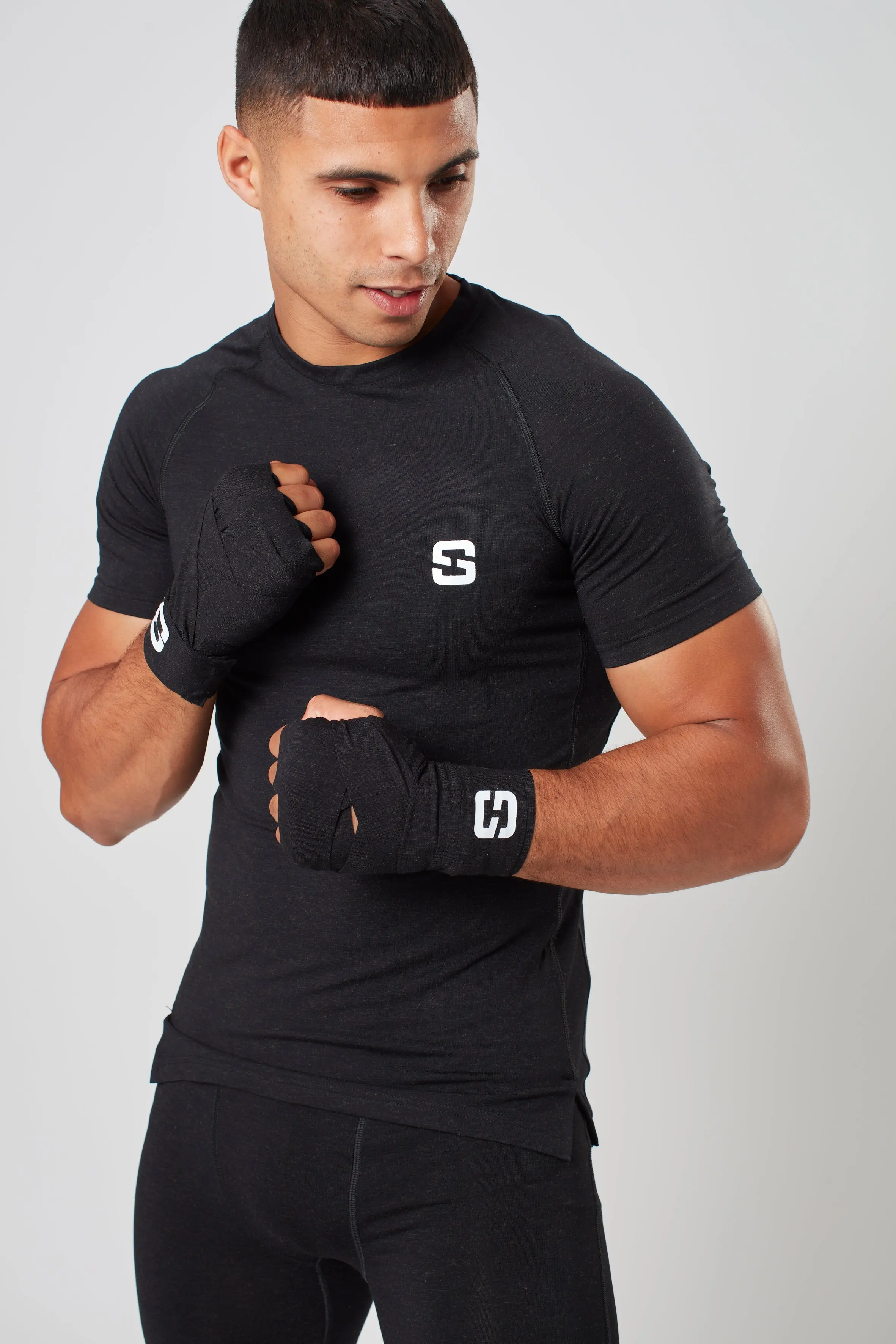 Marl Black Hand Wraps - Image 4
