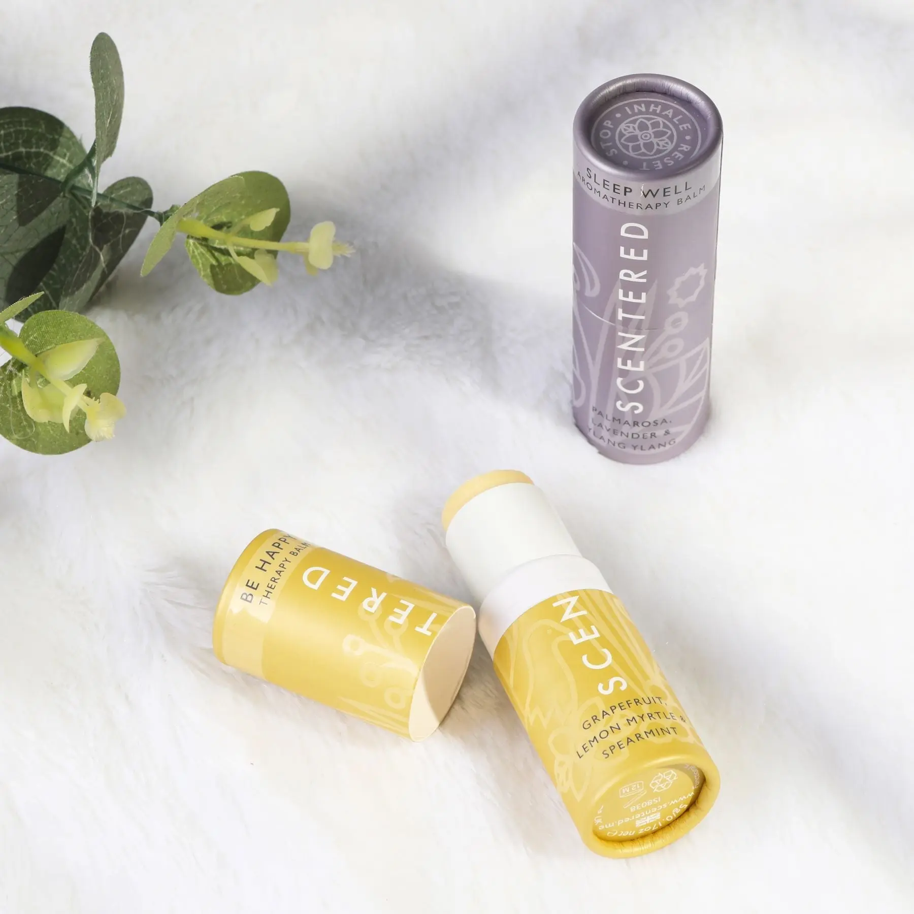 Happy and Sleep Well Aromatherapy Balm Duo - Image 3