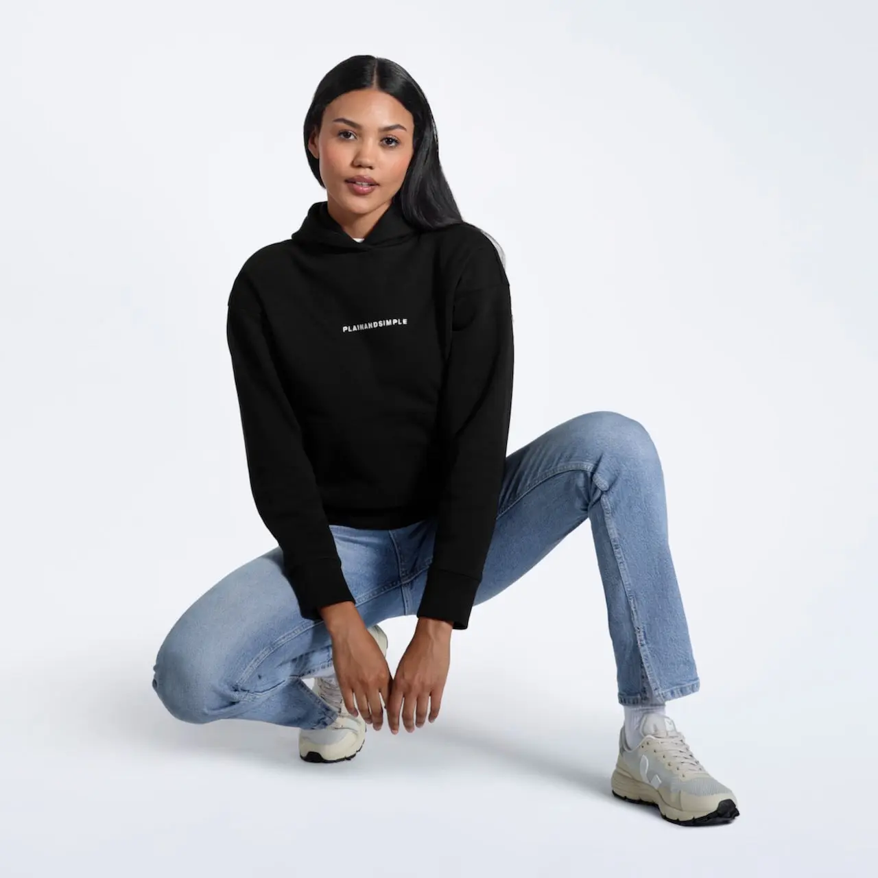 Heavyweight Women's Organic Logo Hoodie - Image 3