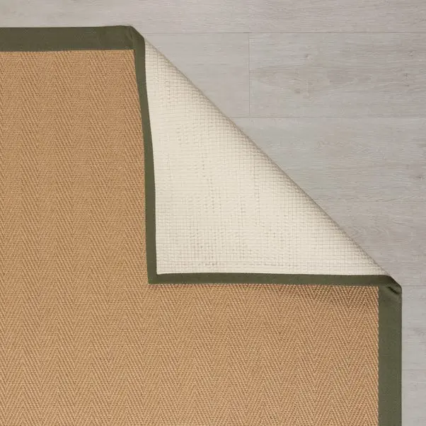 Herringbone Jute Border Rug - Image 8