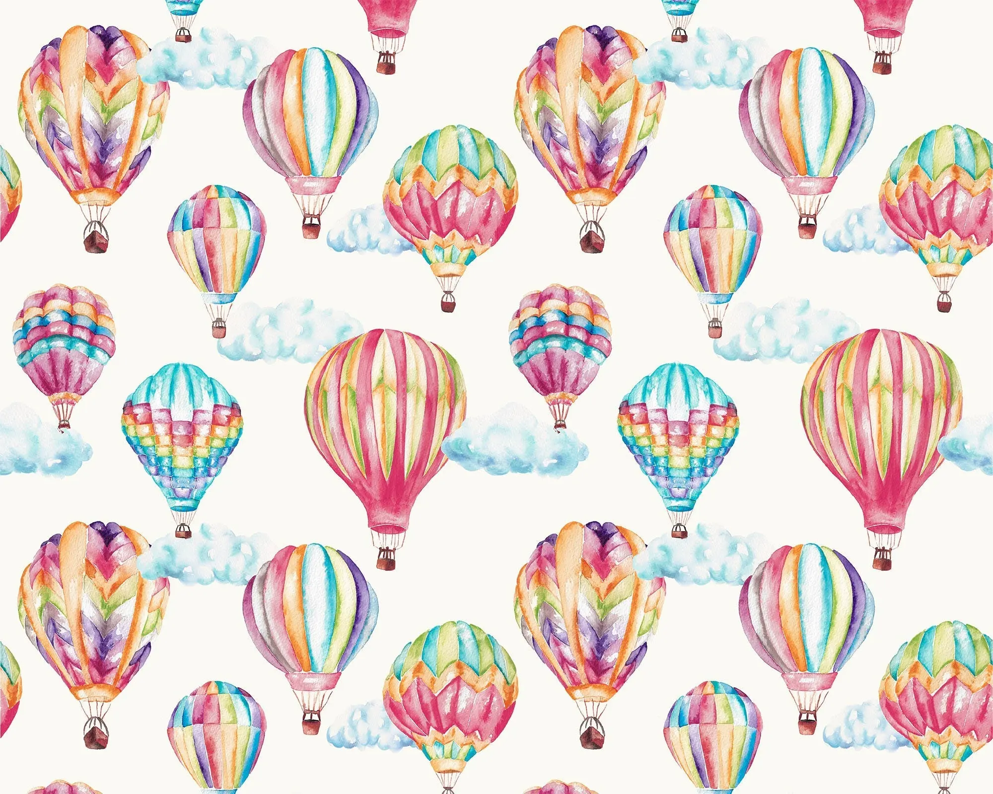 Hot Air Balloons - Children's Cotton Curtain Fabric - Image 5