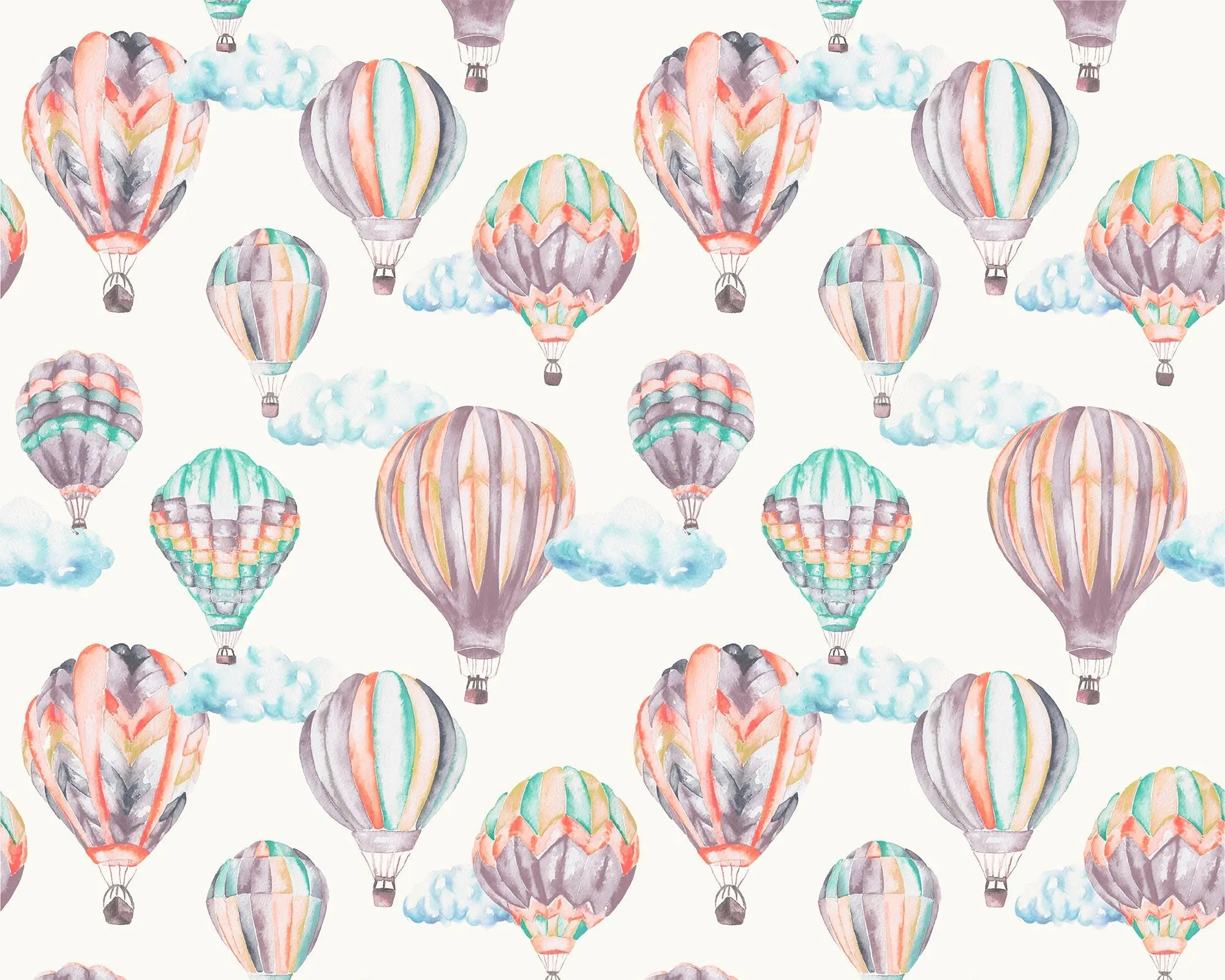 Hot Air Balloons - Children's Cotton Curtain Fabric - Image 7