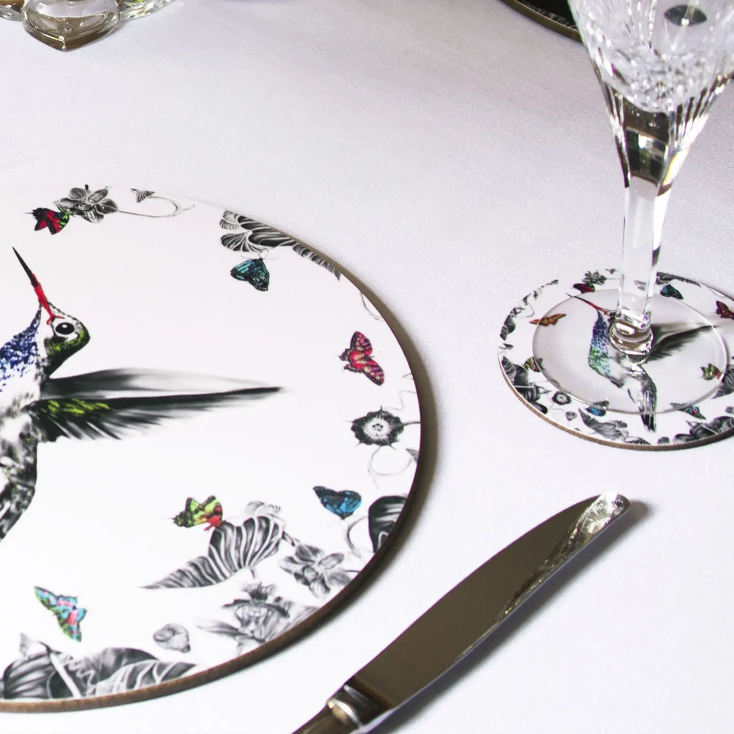 Hummingbird Coasters - Set A of 4 Mixed - Image 3