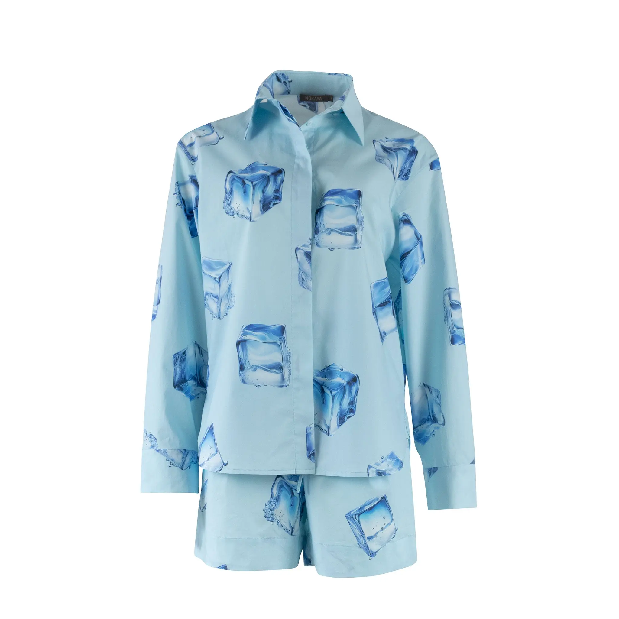 InStyle Cotton Poplin Shirt Ice Cubes - Image 11