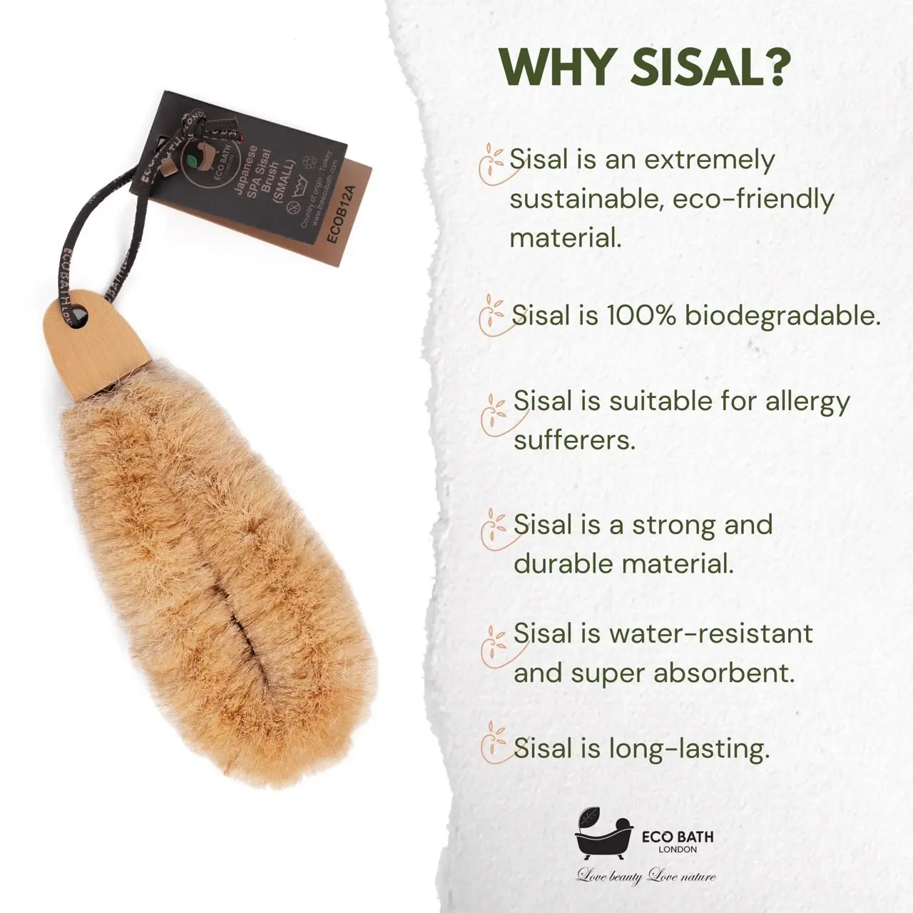 Japanese SPA Sisal Brush - Image 4