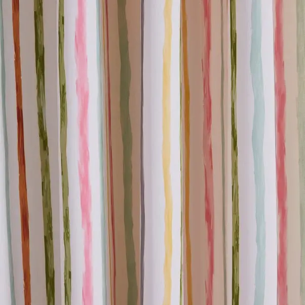 Jungle Friends Striped Blackout Eyelet Curtains - Image 2