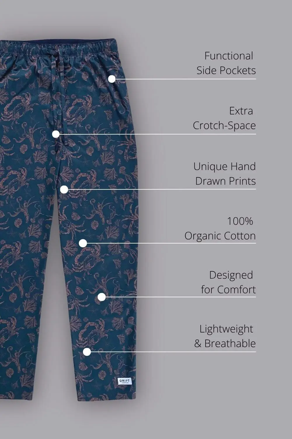 Kāpiti Coast Mens Pyjama Trouser Set - Image 5