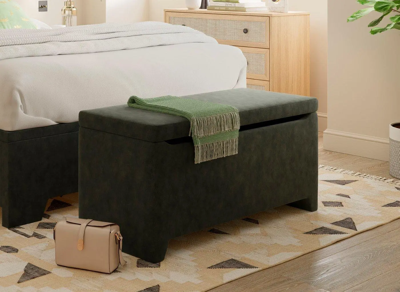 Kimberley Blanket Box - Green