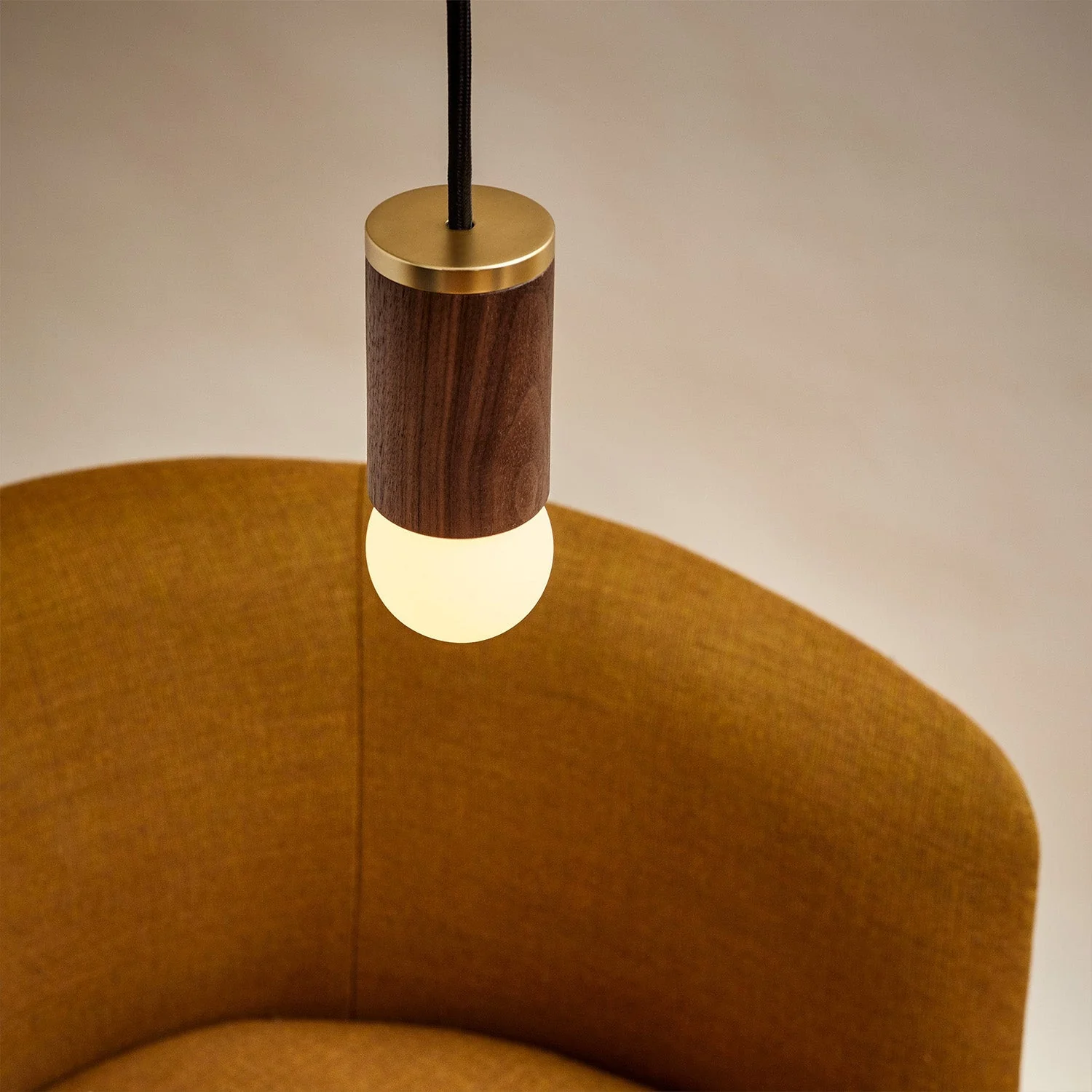 Knuckle Pendant in Walnut - Image 2