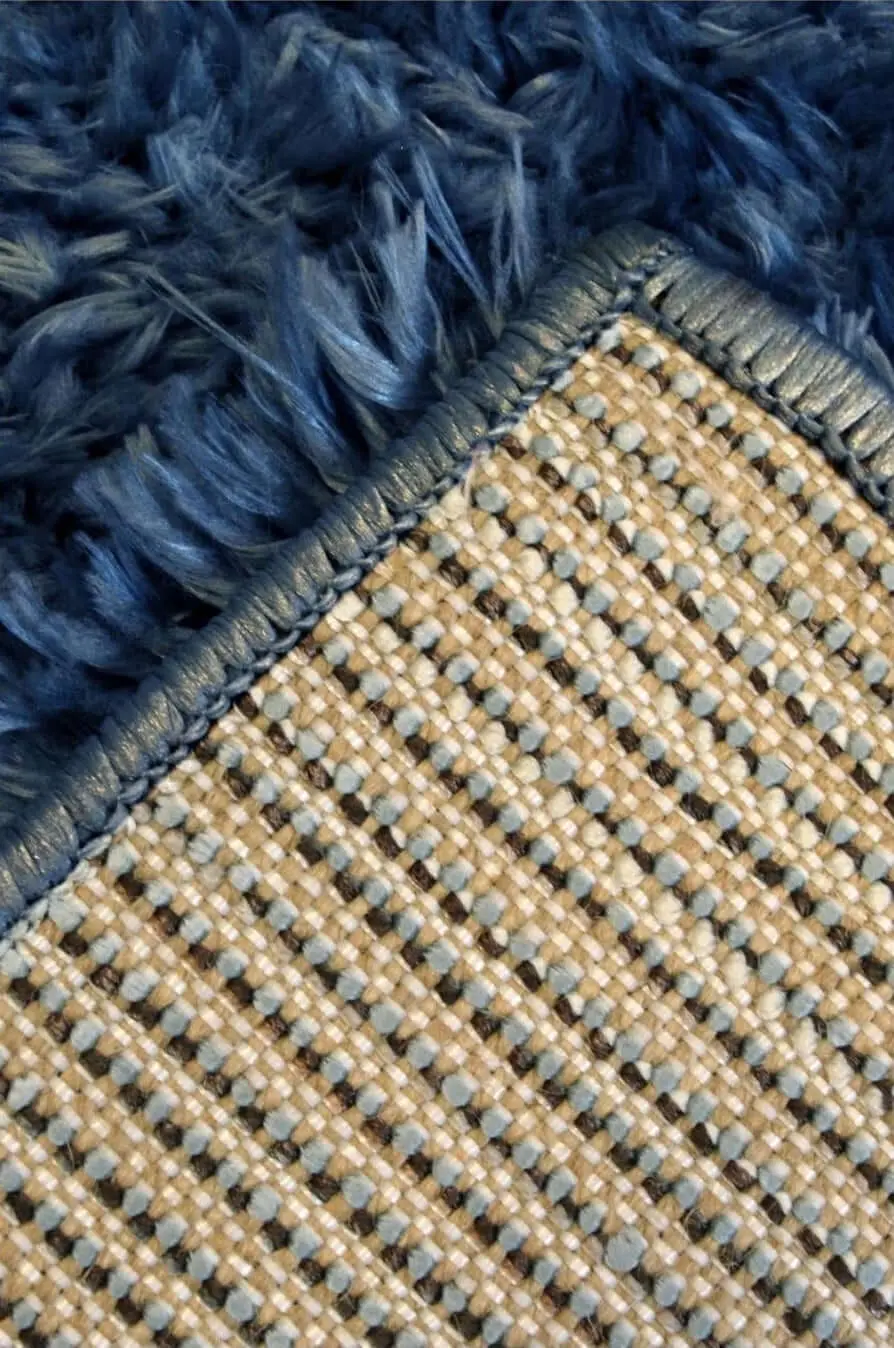 Lagom Navy Shaggy Rug - Image 5