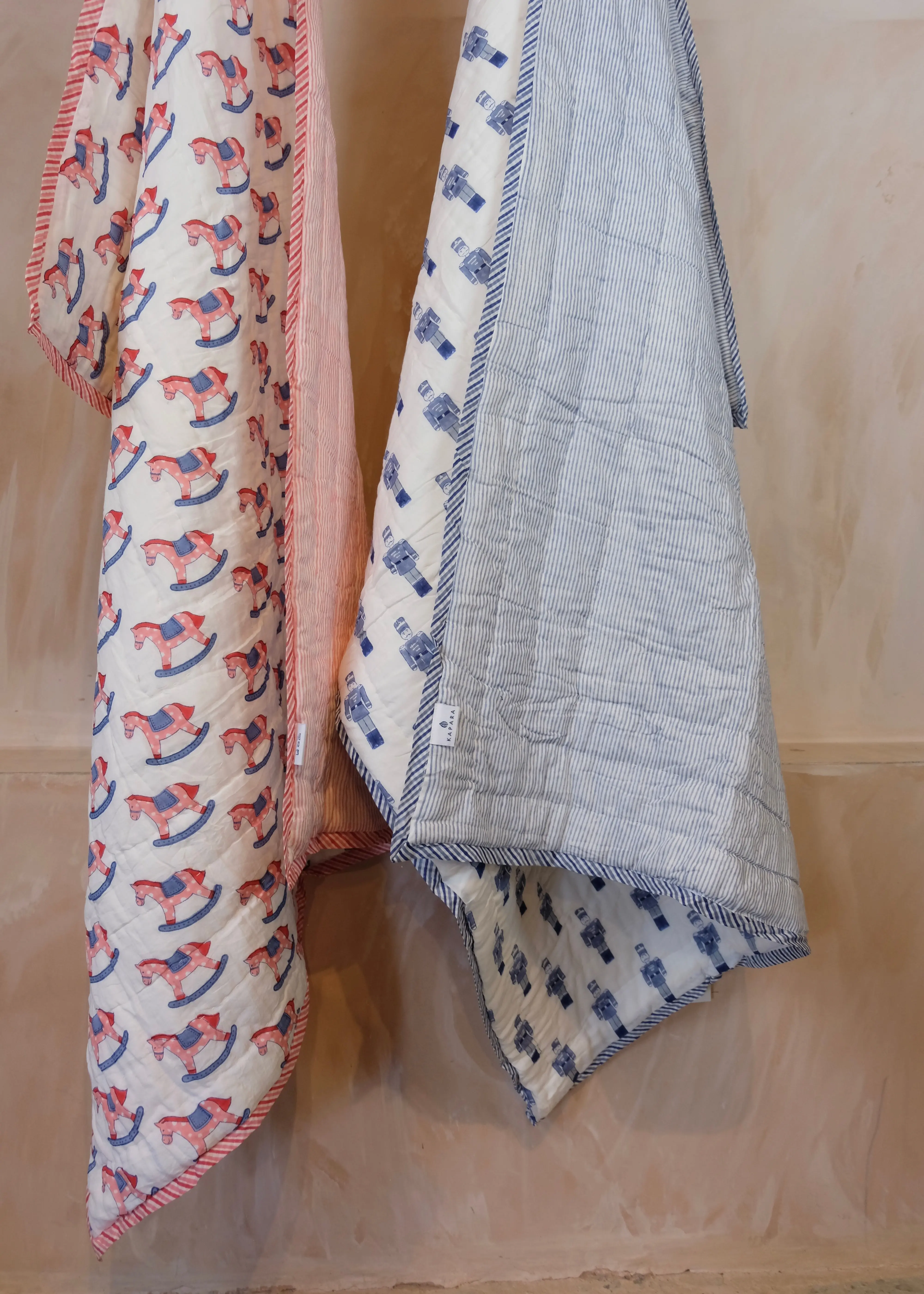 Large Rocking Horse Cot / Toddler Quilt - Image 8