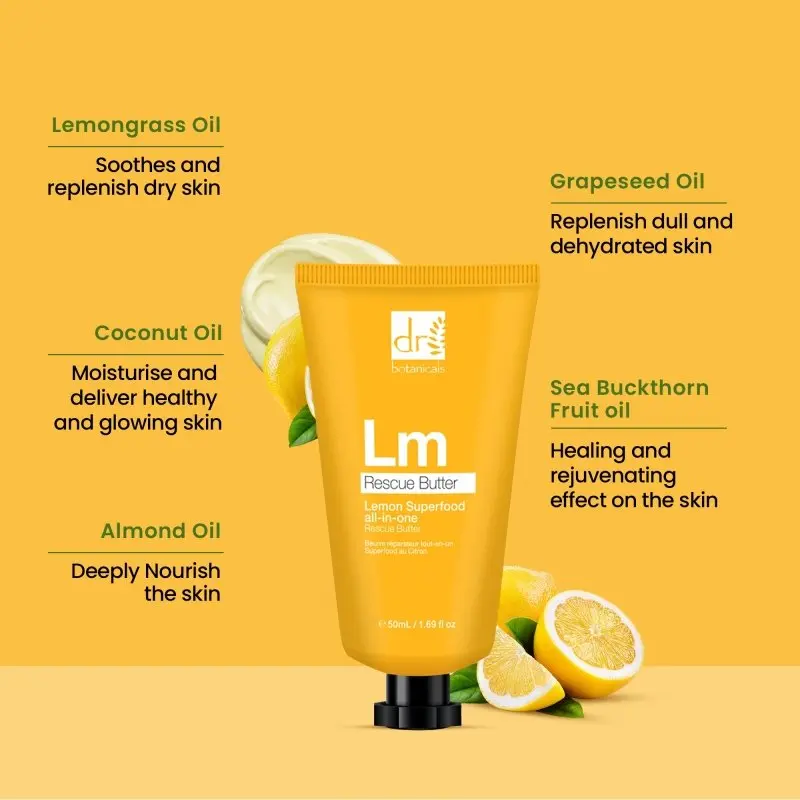 Lemon Superfood All-In-One Rescue Butter 50ml - Image 5