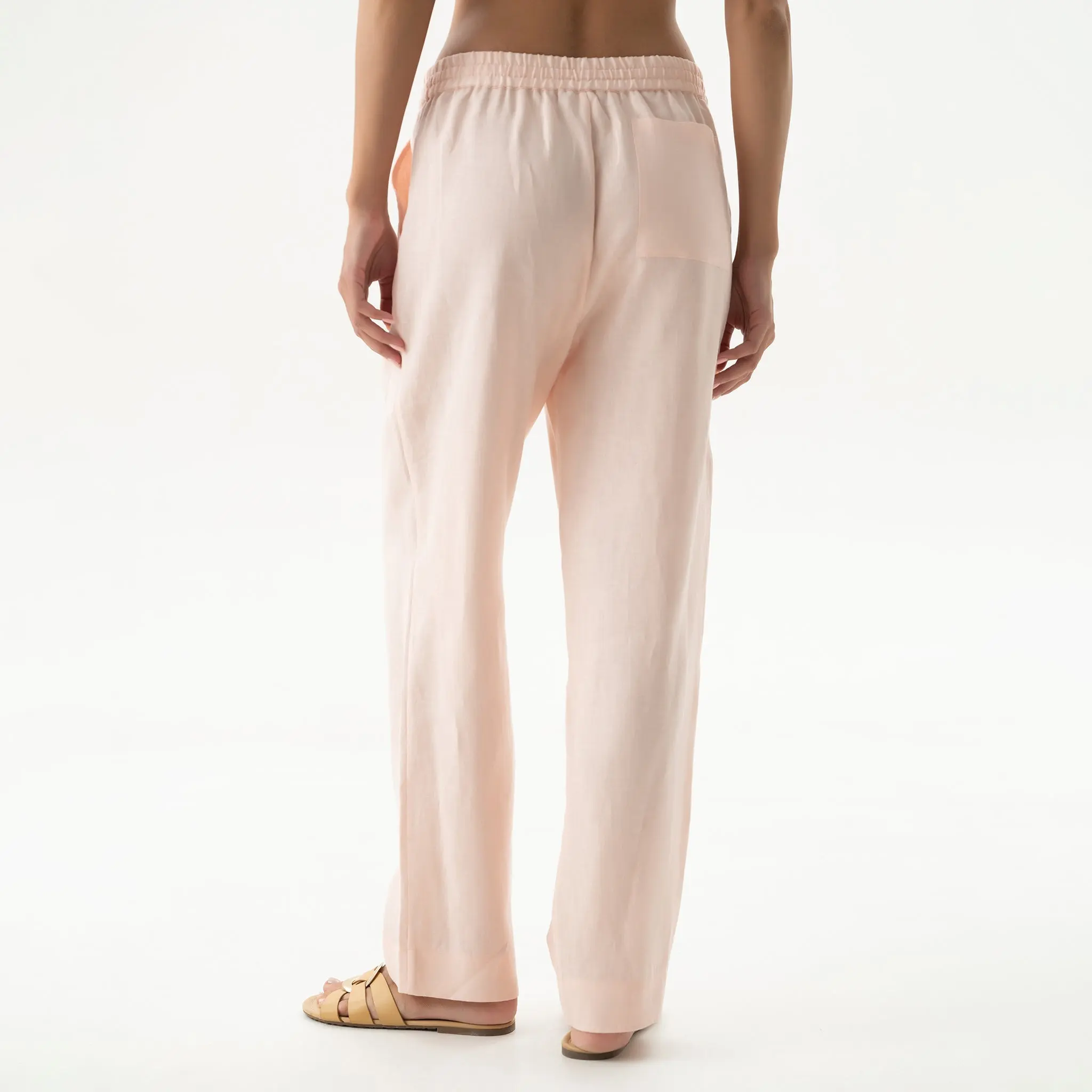 Linen Spirit Pants Peach Powder - Image 5