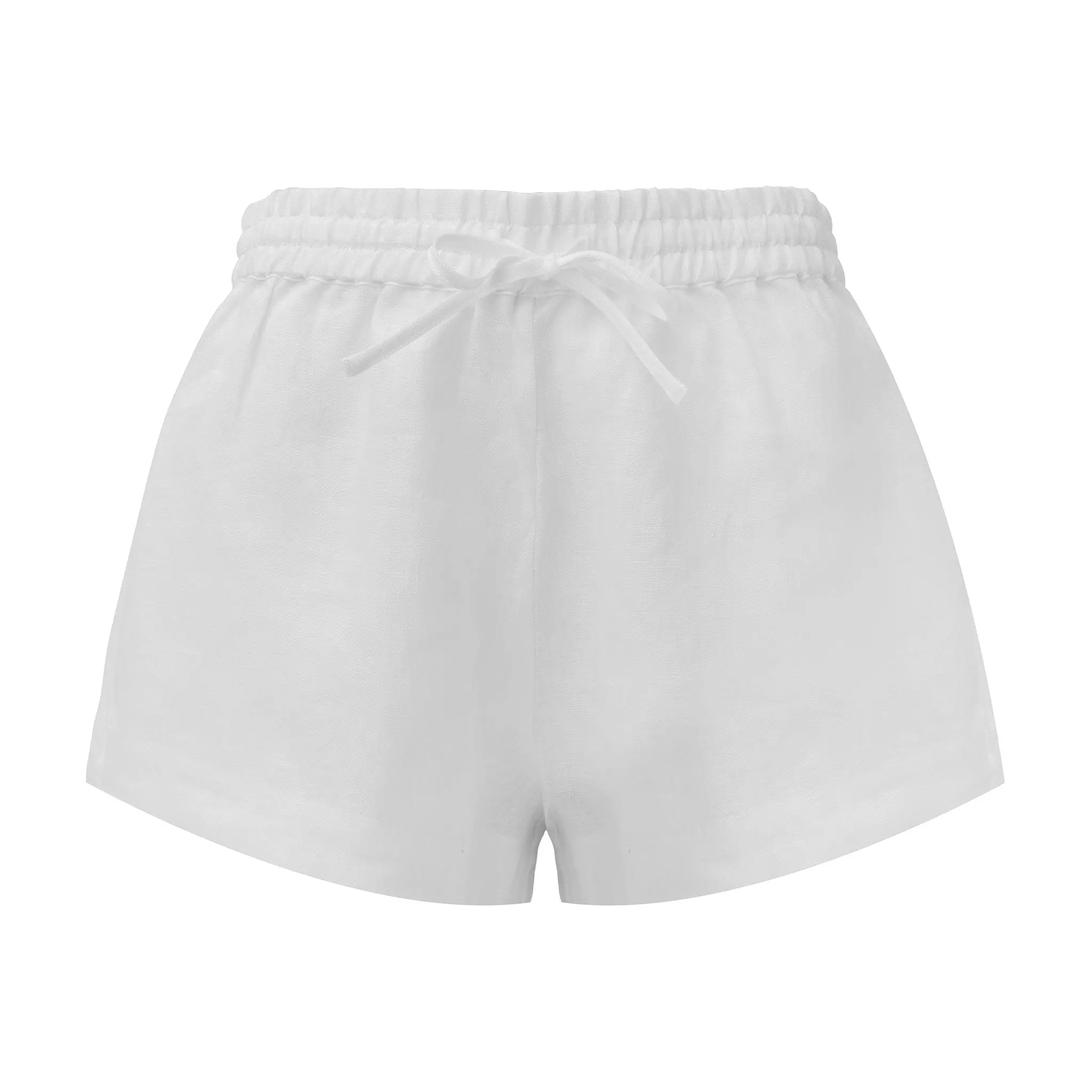 Linen Spirit Shorts White - Image 9
