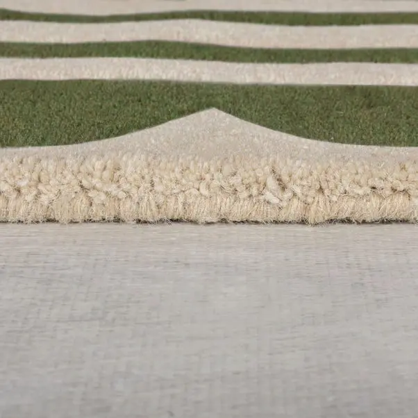 Lois Scallop Border Wool Circle Rug - Image 3