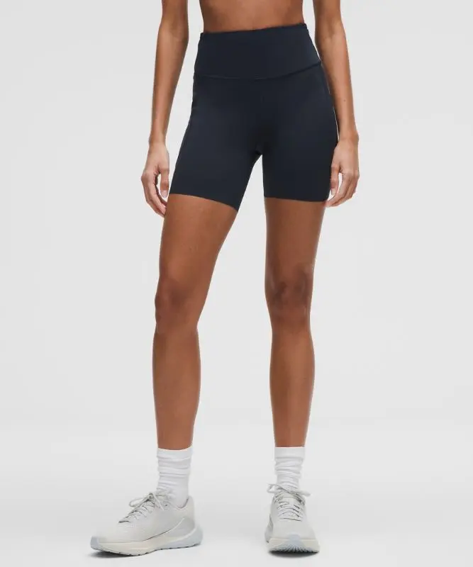 Women's Align High-Rise Yoga Shorts with Pockets 6" - Image 5
