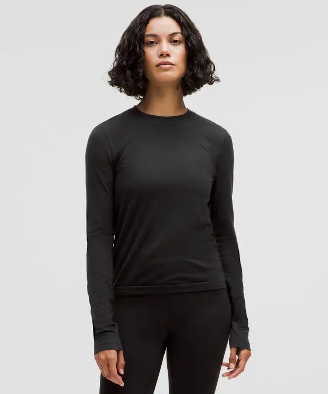 Women's Swiftly Wool Long-Sleeve Shirt Waist Length