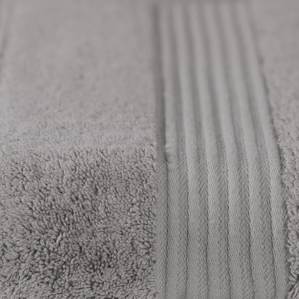 Luxury Bamboo Towel Set in Grey - Image 3