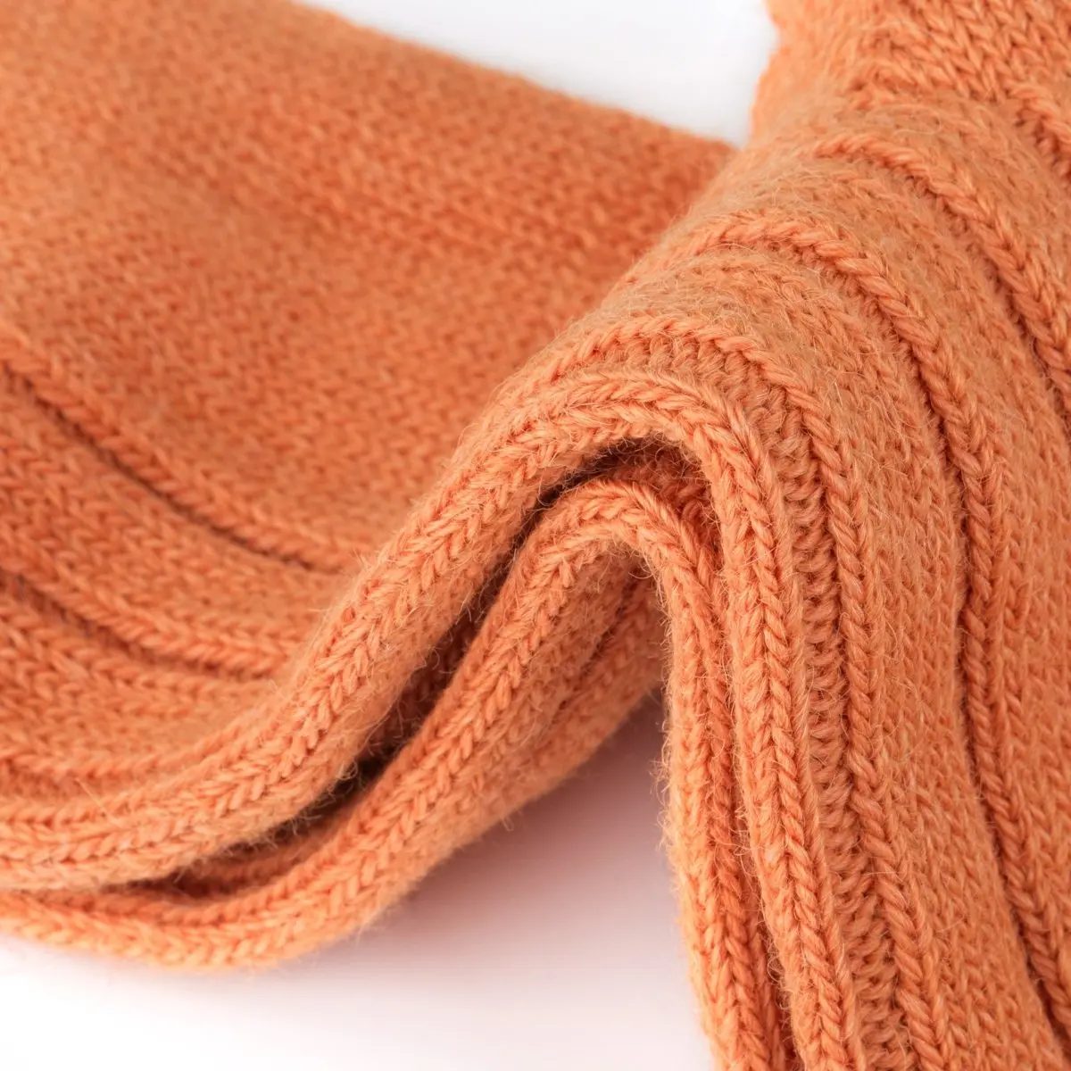 Luxury lounge socks in alpaca - Orange - Image 3